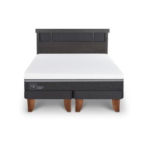 Cama Europea Cic Ortopedic Advance / King / Base Dividida + Respaldo