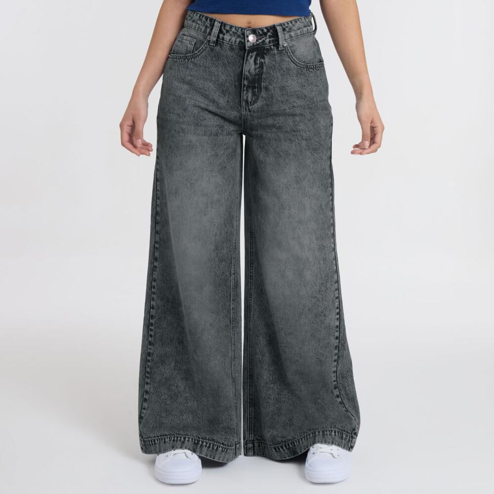 Jeans Tiro Medio Wide Leg Mujer Freedom image number 0.0