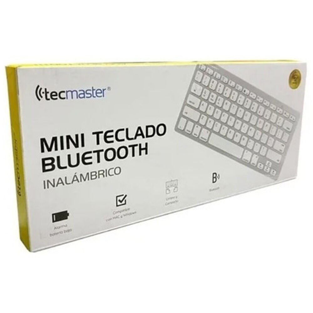 Mini-teclado Bluetooth Tecmaster Blanco - Crazygames image number 1.0
