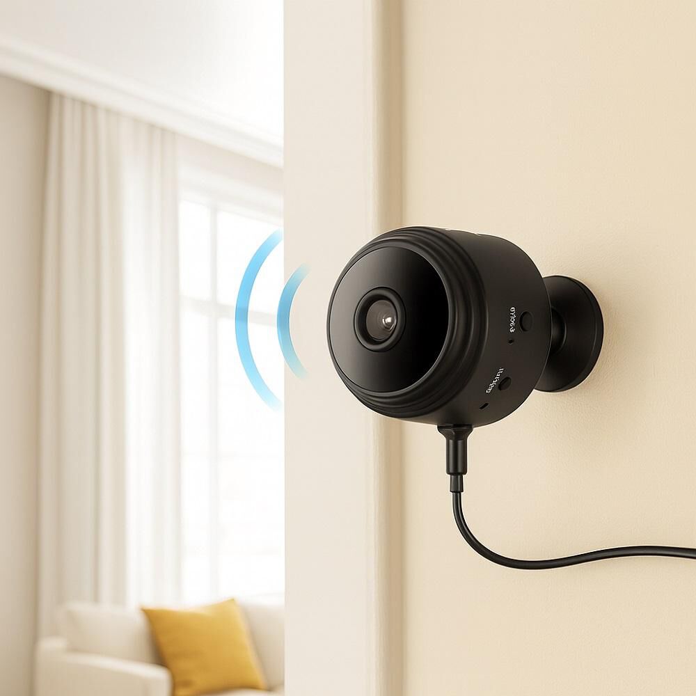 Mini Camara Espia Audio Video Detecta Movimiento Color Negro image number 2.0