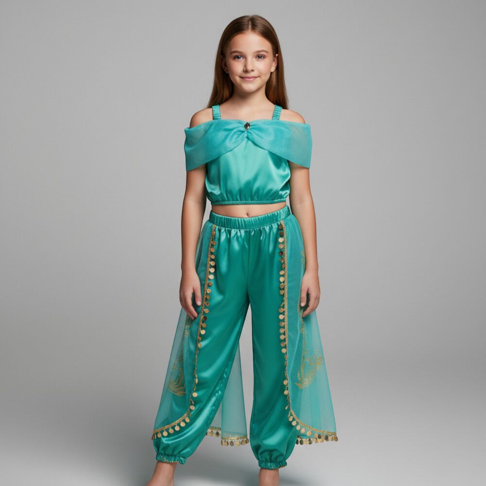 Disfraz Princesa Jasmine, Jazmin Aladdín, Cosplay Niña image number 1.0