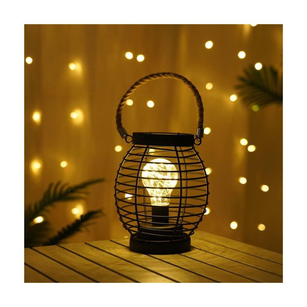 Lampara Colgante Fierro Luz Led Decorativa Portátil image number 1.0