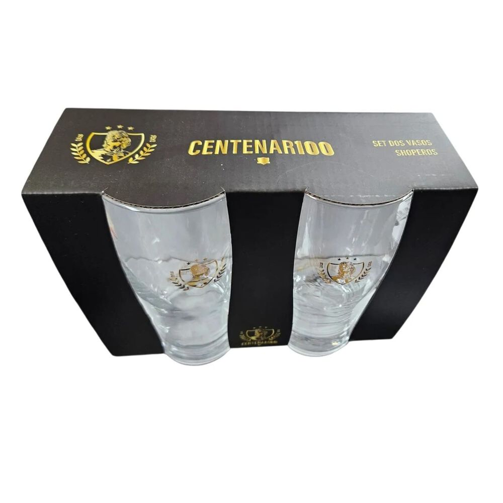 Set 2 Vasos Shopero Centenario Colo Colo image number 2.0