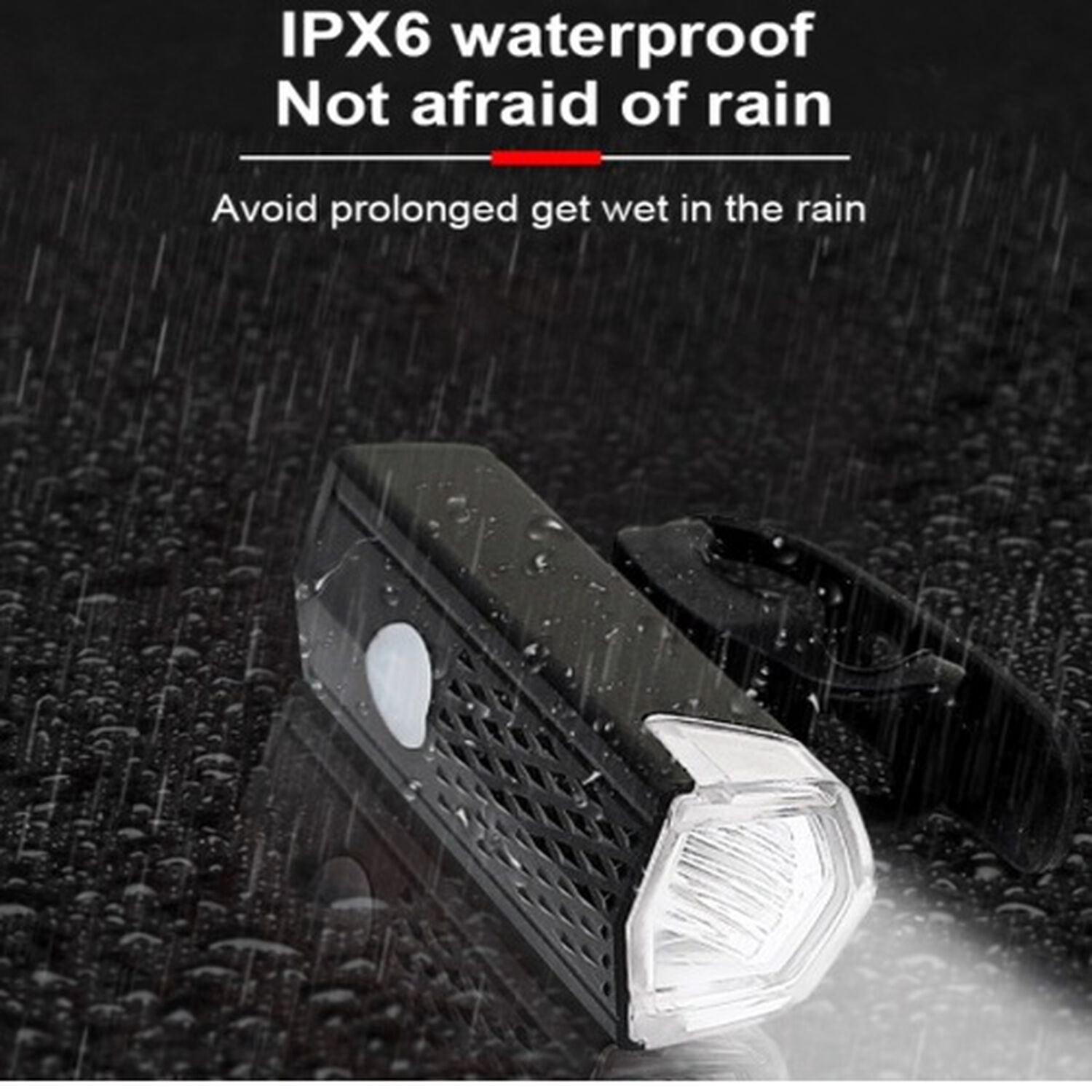 Luz Linterna Led Para Bicicleta Recargable Usb Frontal image number 7.0