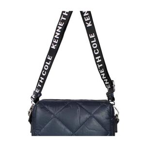 Cartera Acolchada Peyton + Billetera Abella Azul Kenneth Cole