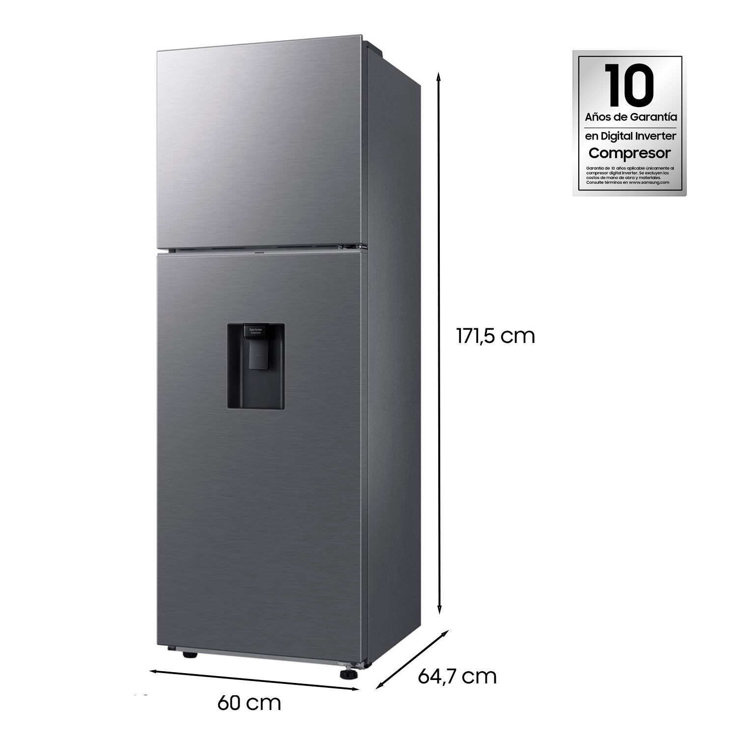 Refrigerador Top Freezer Samsung RT31CG5540S9ZS / No Frost / 301 Litros / E image number 2.0