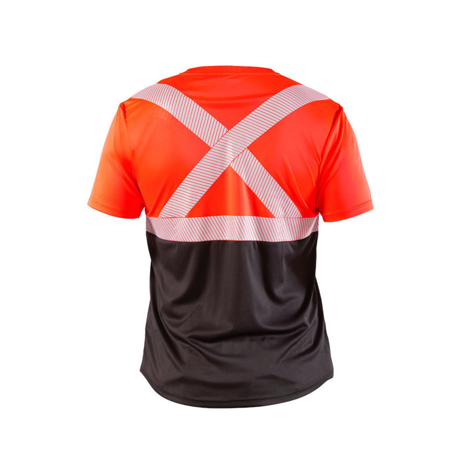 Polera Reflectiva Hw Rojo Fluor Manga Corta image number 1.0