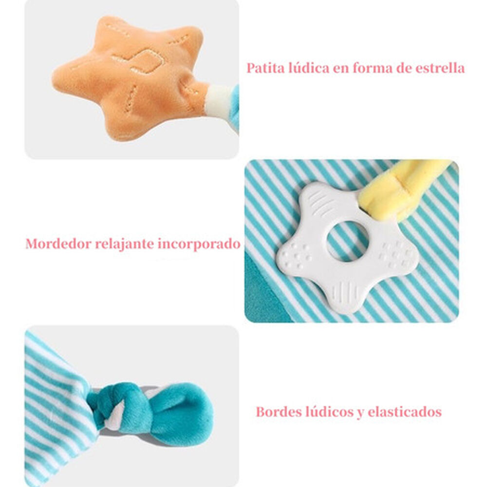 Peluche De Apego Sensorial Algodón Elefante Lubabycas image number 15.0