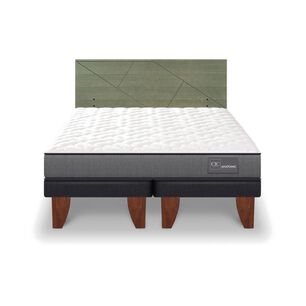 Cama Europea Cic Anatomic / 2 Plazas / Base Dividida + Respaldo