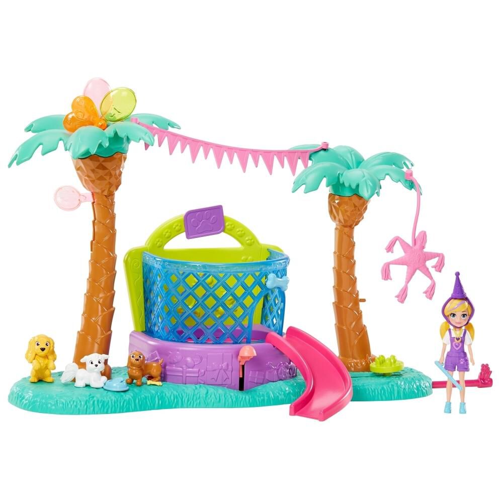 Set De Juegos Mini Muñecas Polly Pocket Parque Temático De Mascotas image number 0.0