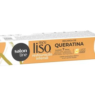 Recarga De Queratina Restauracion Intensa Meu Liso 80gr Salon Line