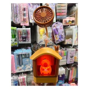 Mini Ventilador Escritorio Usb Tematica Capibara Infantil
