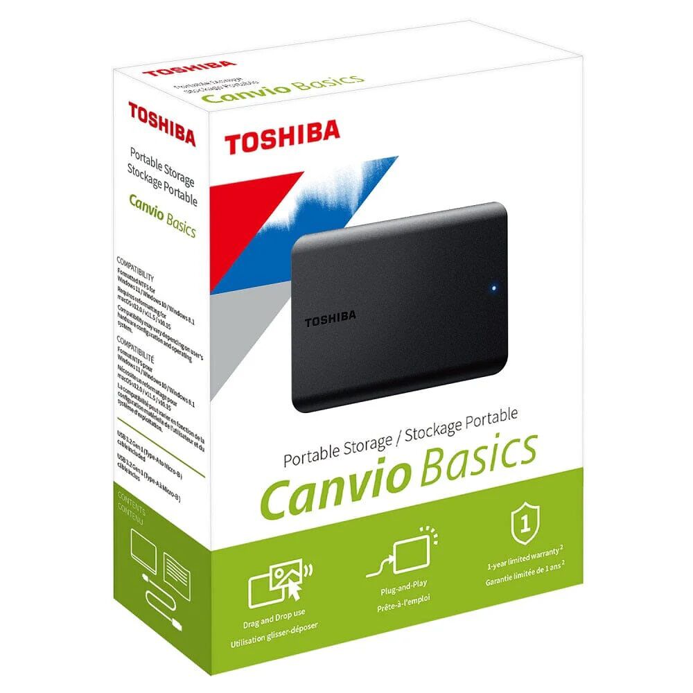 Disco Duro Externo Toshiba Canvio Basics 4tb Usb 3.0 Negro image number 2.0