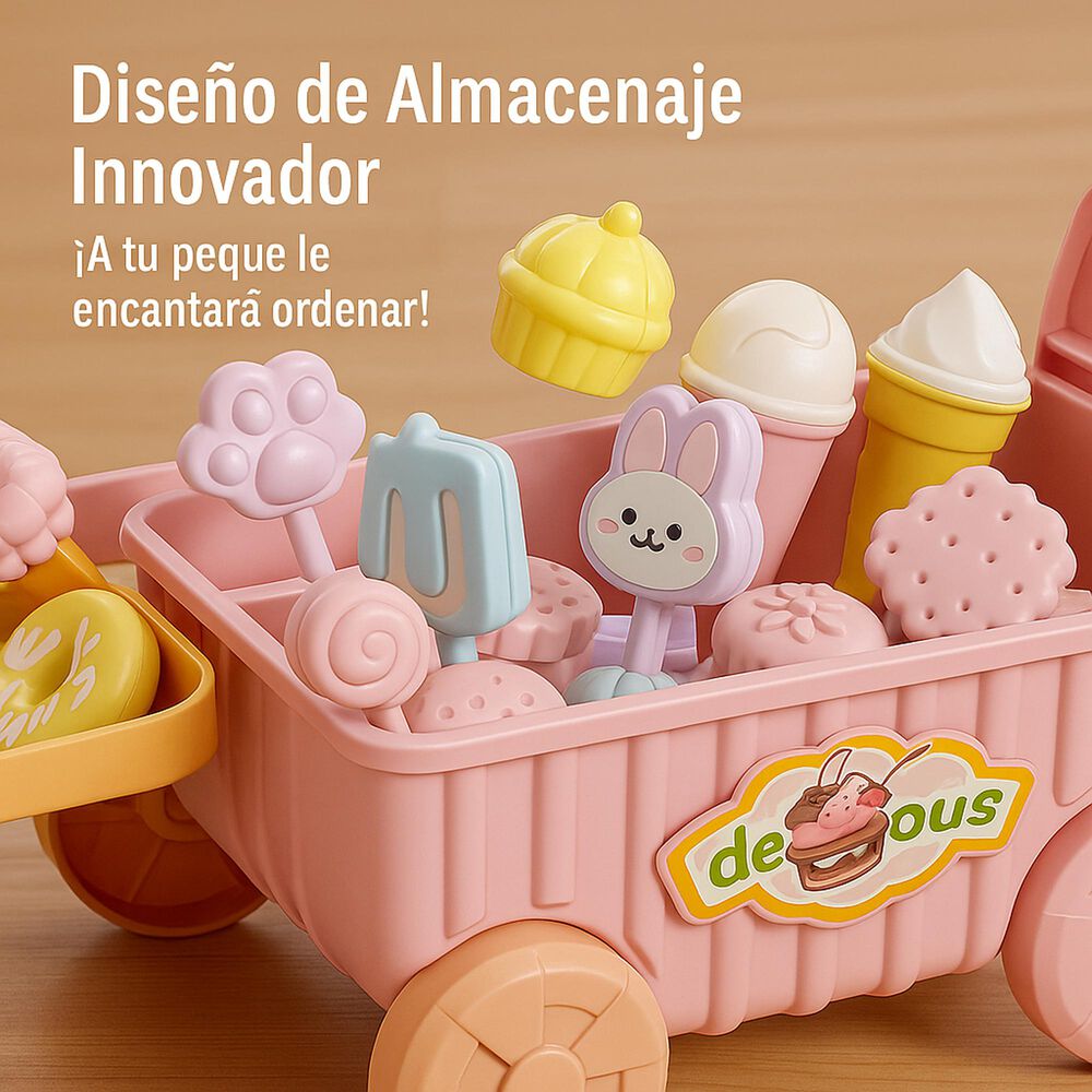 Juguete Carrito De Helados Infantil Dulces Para Ni&ntilde;os image number 3.0