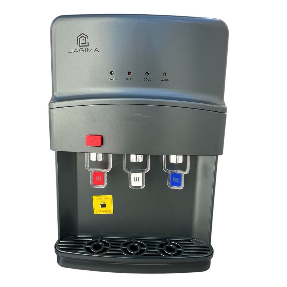 Dispensador De Agua Compresor 3 Llaves C/gaveta Gris Premium image number 2.0