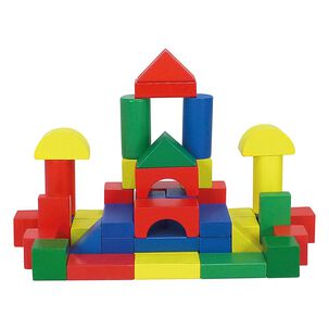 Bloques L&oacute;gicos De Madera Colores