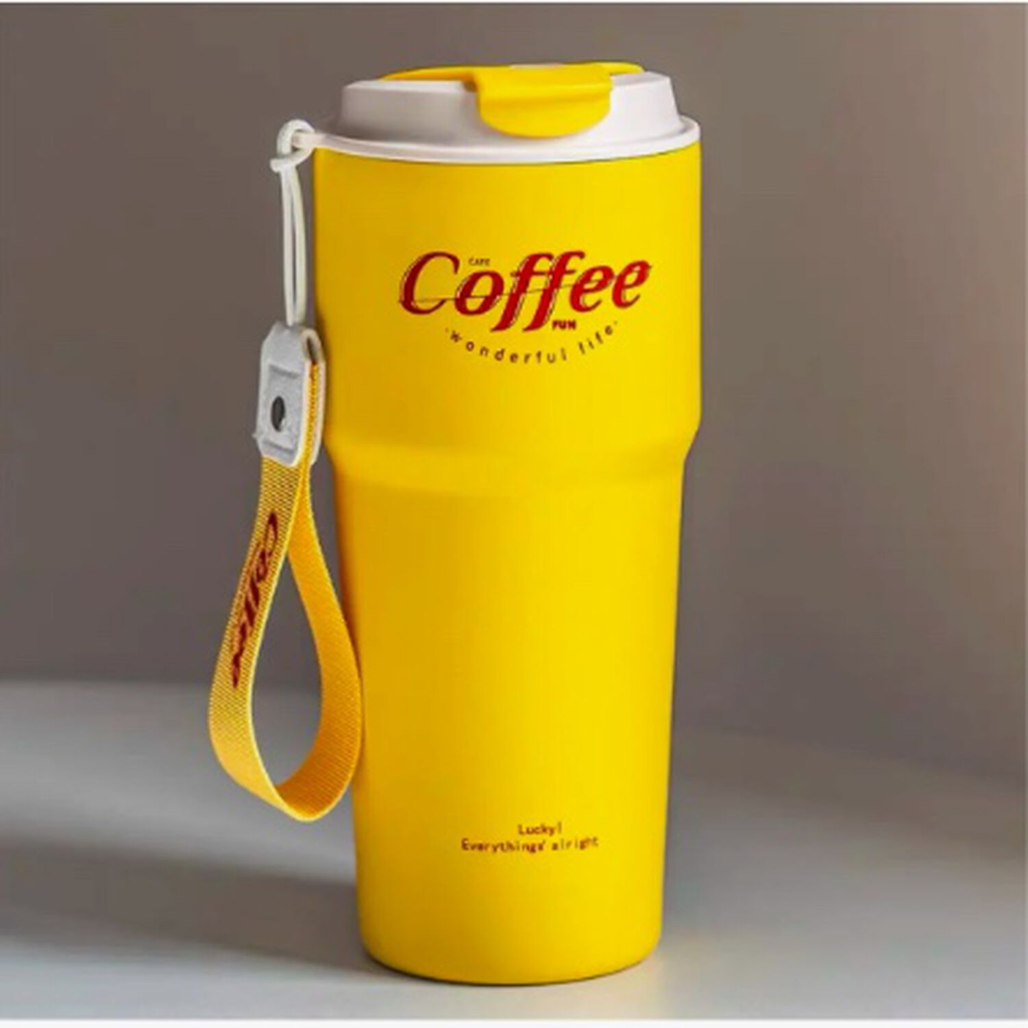 Termo Para Cafe Mug Amarillo image number 4.0