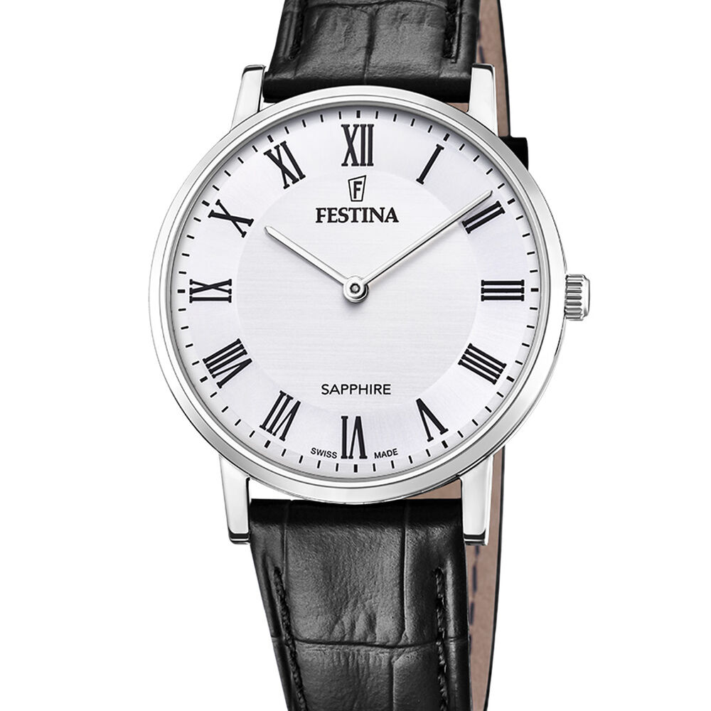Reloj F20012/2 Festina Swiss Blanco Hombre Swiss Made image number 0.0