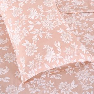 Sabanas Andes Microfibra Estampada Flor Rosa