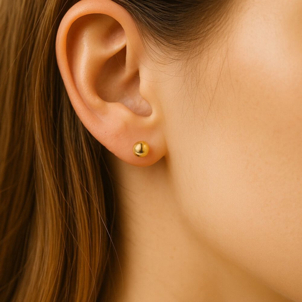 Aros Bolita 3mm N1 Oro 18k Nacional 0.50 Gr. image number 2.0