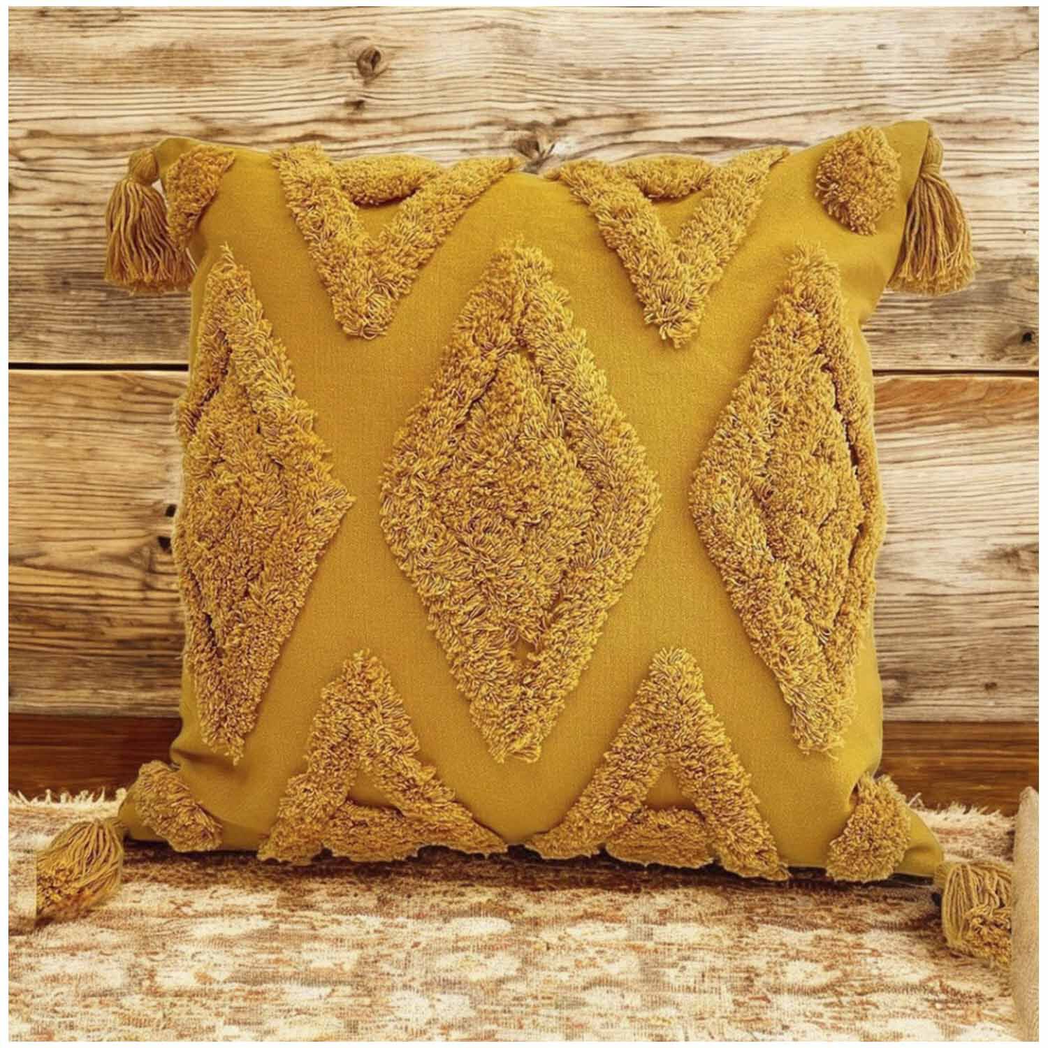 Pack De 02 Fundas De Cojin Dise&ntilde;o Boho 45x45 Cm Mod89 image number 1.0