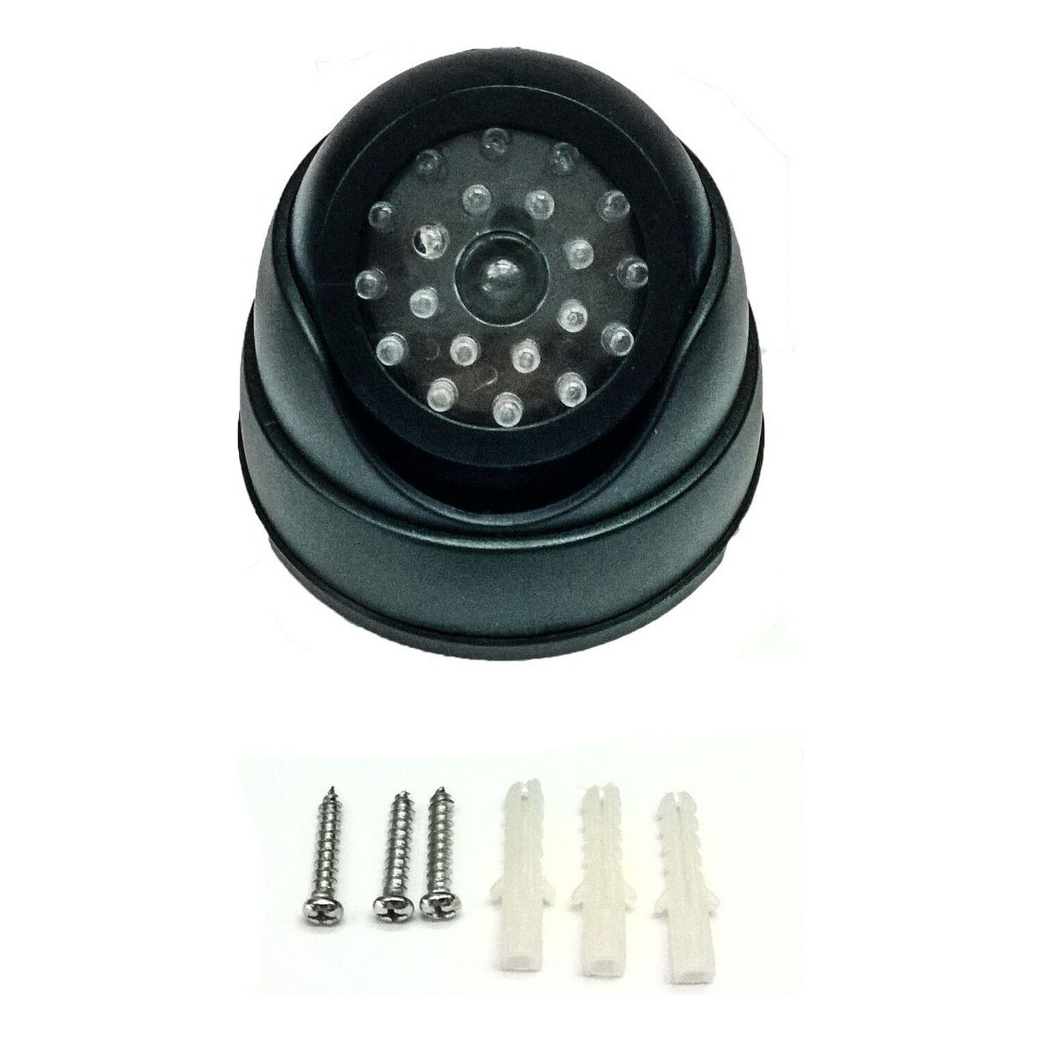 Pack 4 C&aacute;mara Vigilancia Falsa Con Luz Led Intermitente image number 5.0