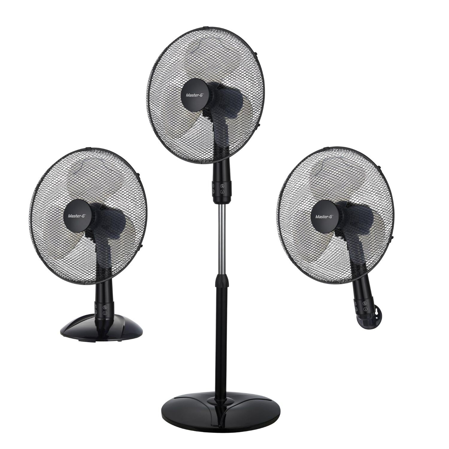 Ventilador 3 En 1 16" Oscilante 50w Control Remoto Mgf316b