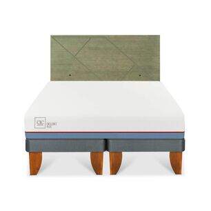 Cama Europea Cic Excellence Plus / 2 Plazas / Base Dividida + Respaldo
