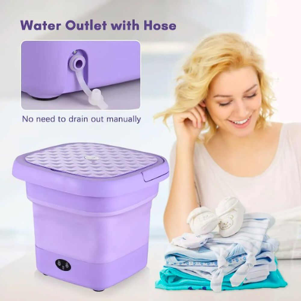 Mini Lavadora Portatil Plegable 2 Kg image number 2.0
