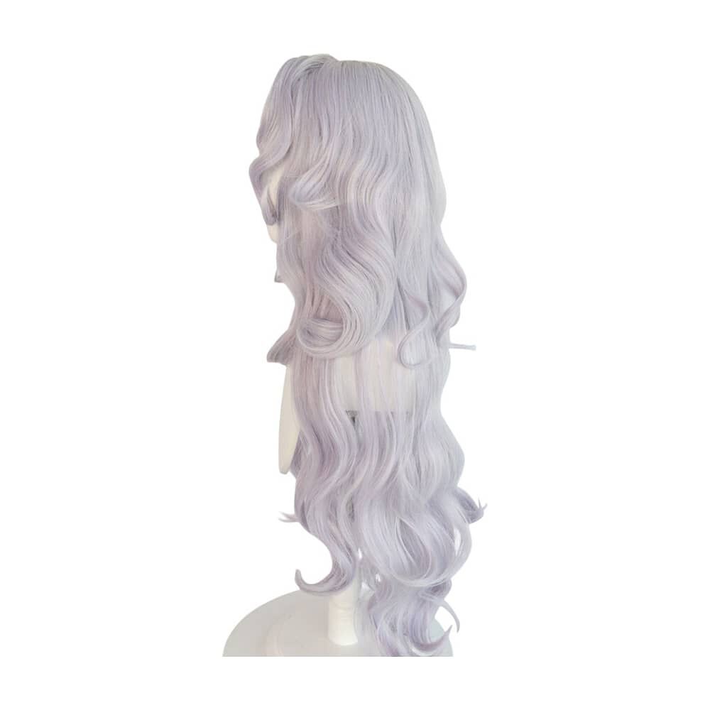 Peluca Melena Pelo Largo Gris Femenino image number 3.0