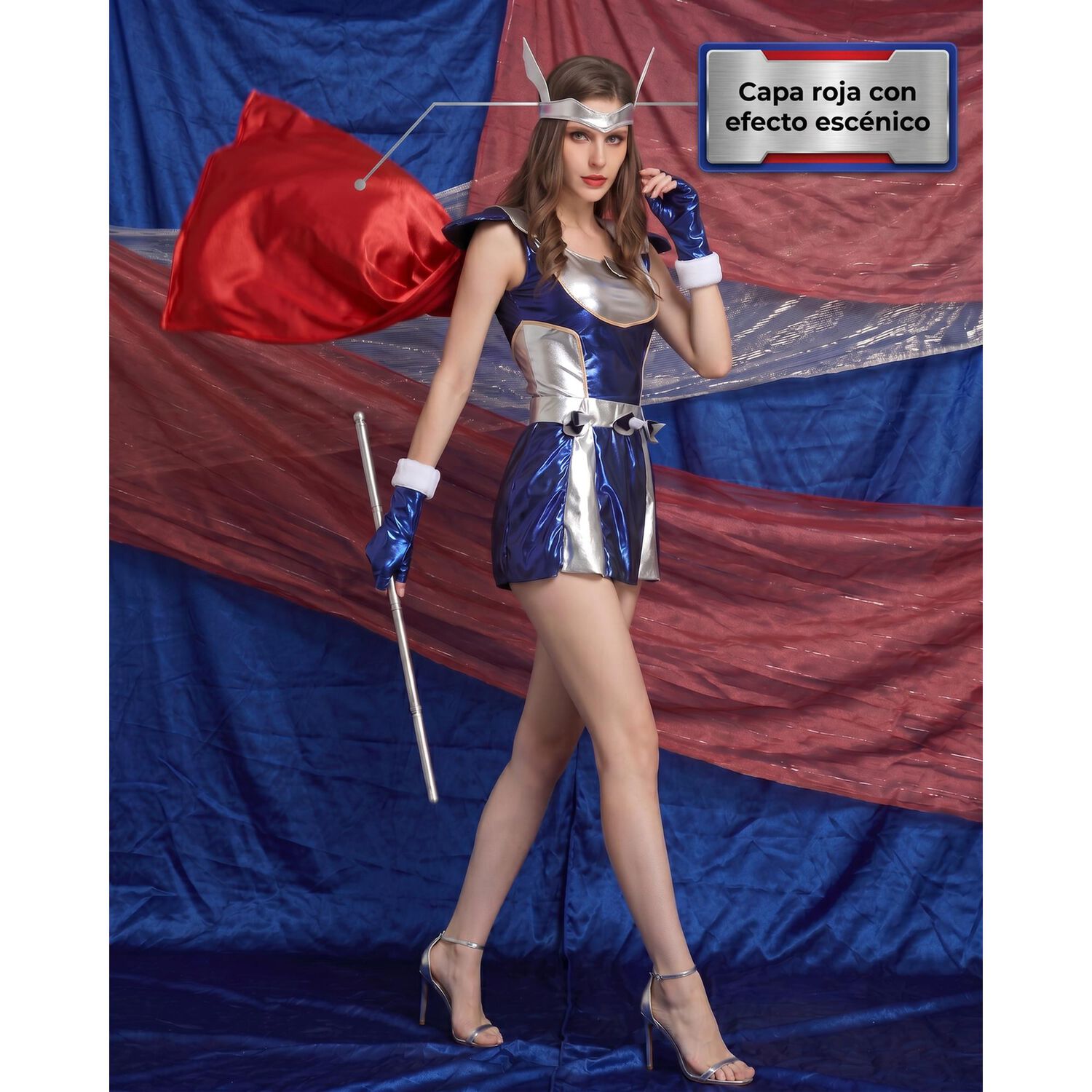 Cosplay Disfraz Thor Mujer Jane Foster Super Heroes Marvel image number 3.0