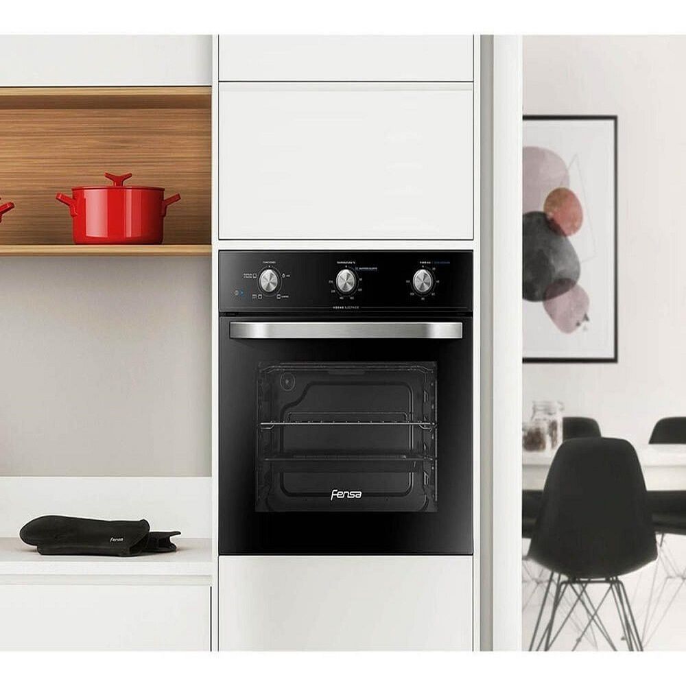 Horno Empotrable Eléctrico Fensa Fhe 1130 M 52l Negro 220v image number 4.0