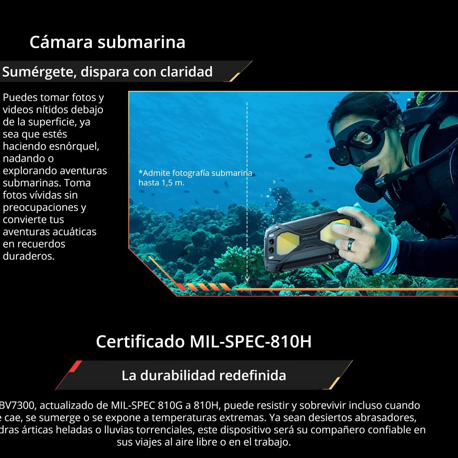 Blackview Bv7300 - Smartphone Rugged 6.67" 50 Mp + C&aacute;mara Nocturna, 15.000 Mah image number 4.0