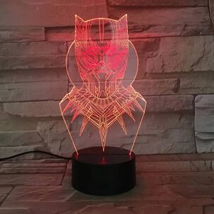 Lampara 3d Pantera Negra
