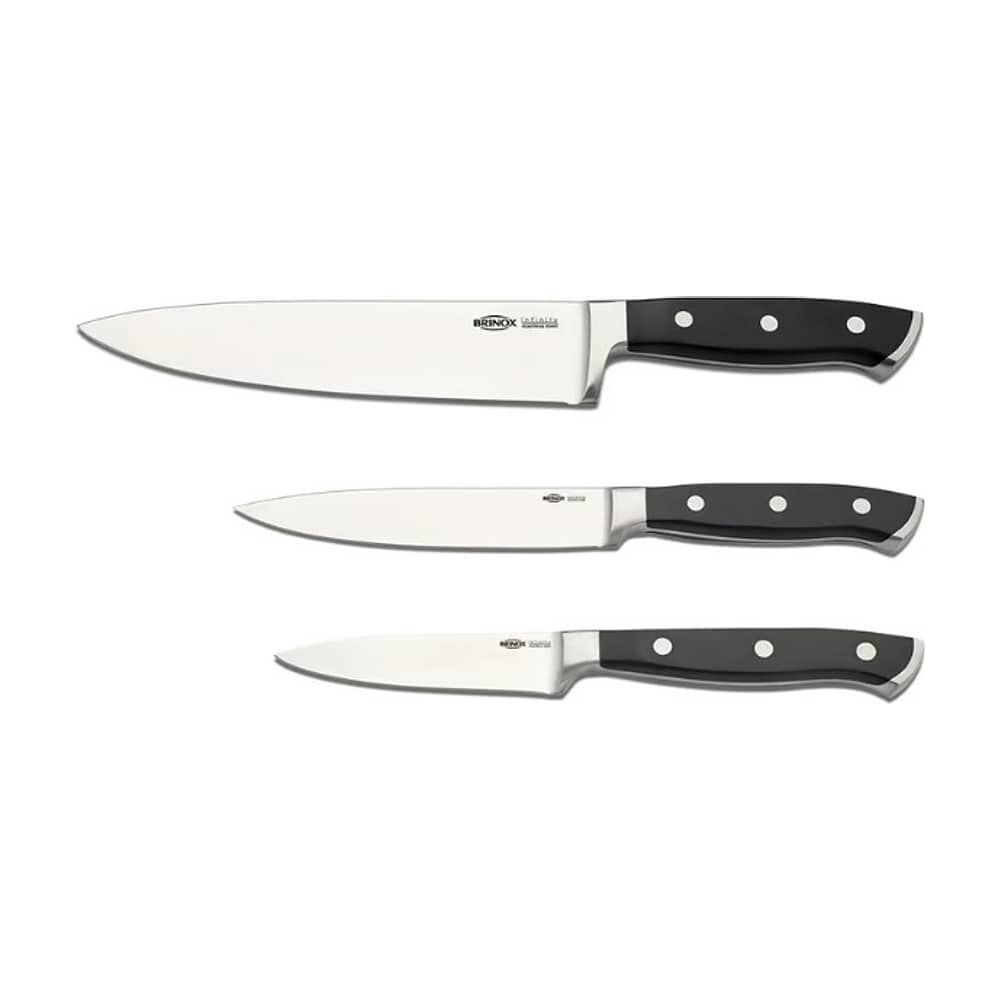 Set De Cuchillos Brinox 3 Piezas Mango Pvc 2519/114 image number 0.0