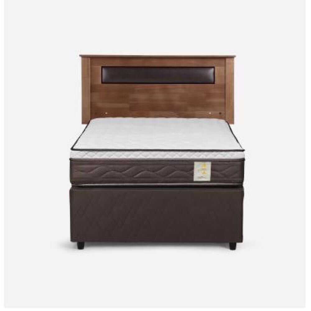 Cama Nido Rosen New Style 4 / 1.5 Plazas / Base Normal + Respaldo Ferrara image number 5.0