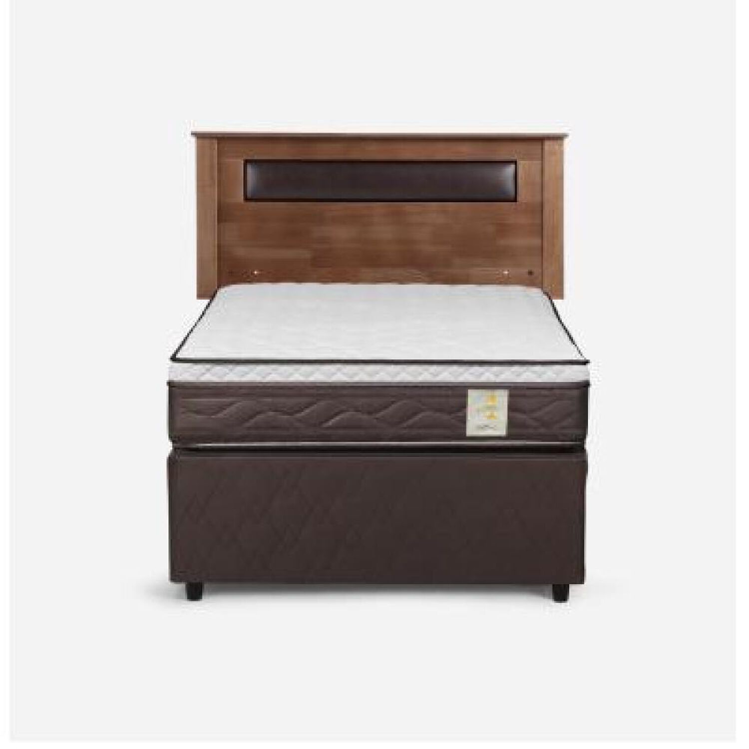 Cama Nido Rosen New Style 4 / 1.5 Plazas / Base Normal + Respaldo Ferrara image number 5.0