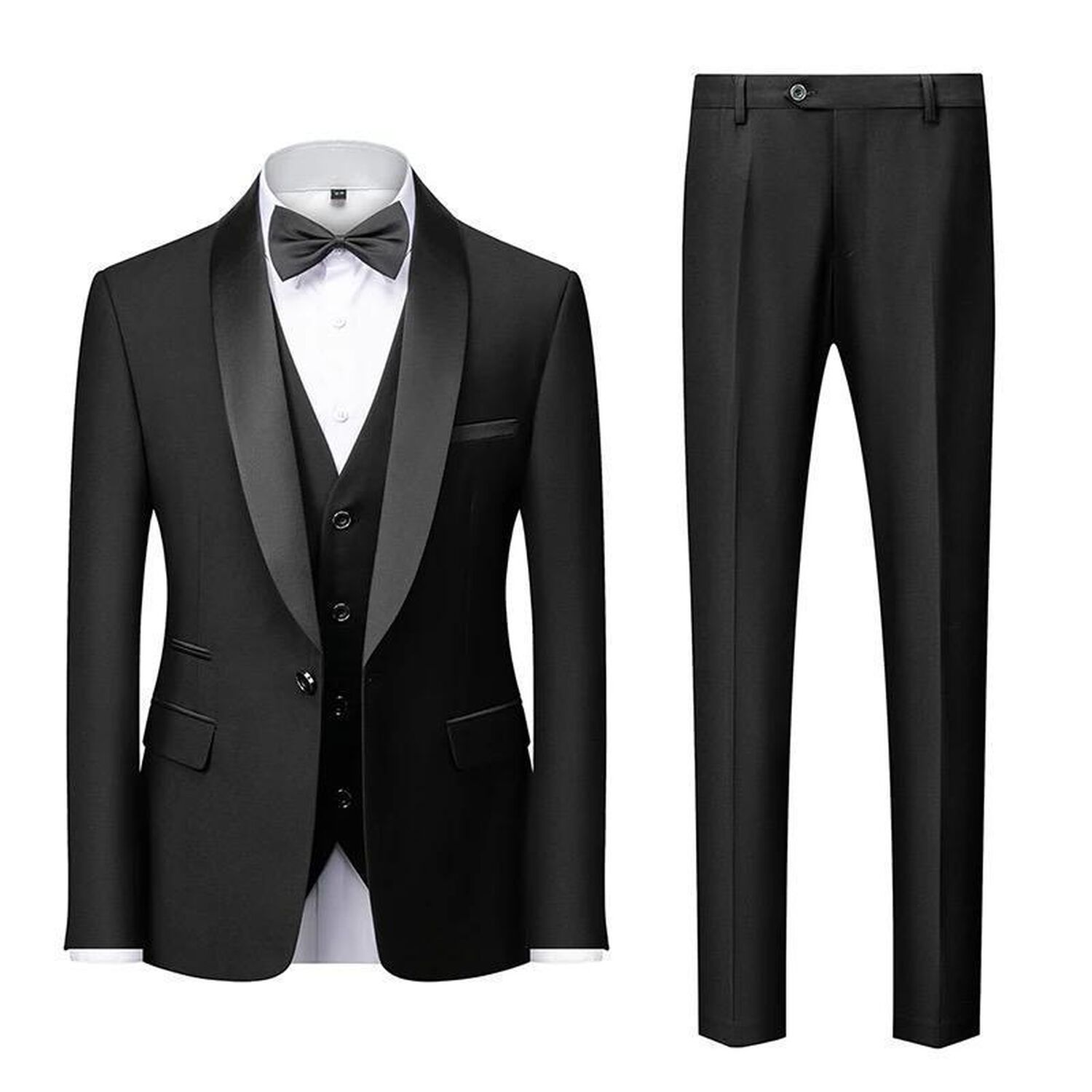 Trajes De Boda De Tres Piezas Para Hombre image number 1.0