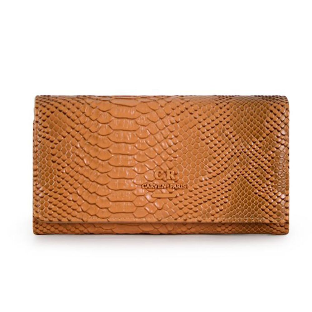 Billetera Mujer Alda Serpent Café Carven image number 3.0