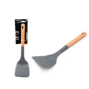 Espatula Pala Plana Txm7-m04 Color Gris Mango De Madera