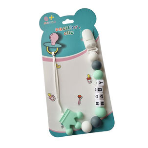 Sujeta Chupete Clip Porta Chupete Silicona Baby Afirma Tete