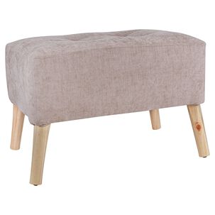 Pouf Petrum Beige Altea 62x42x42 Cm Máxima Design
