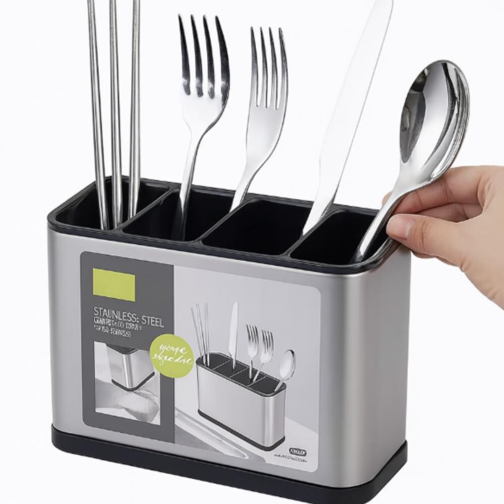 Escurridor Multifuncional Para Cubiertos De Cocina image number 1.0