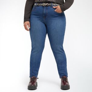 Jeans Talla Grande Fashion Tiro Medio Slim Mujer Sexy Large