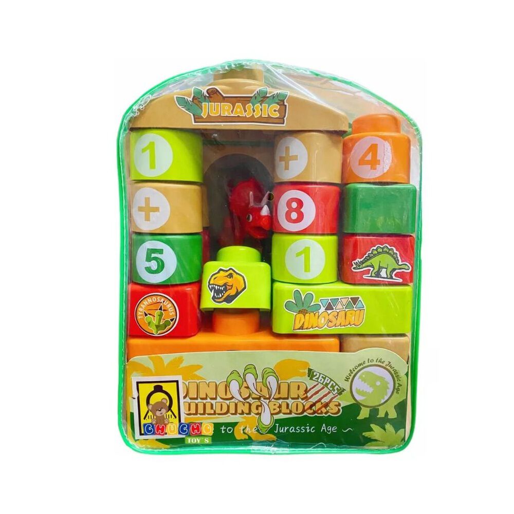 Juguete Bloque 22 Piezas Dinosaurios Para Ni&ntilde;os image number 2.0