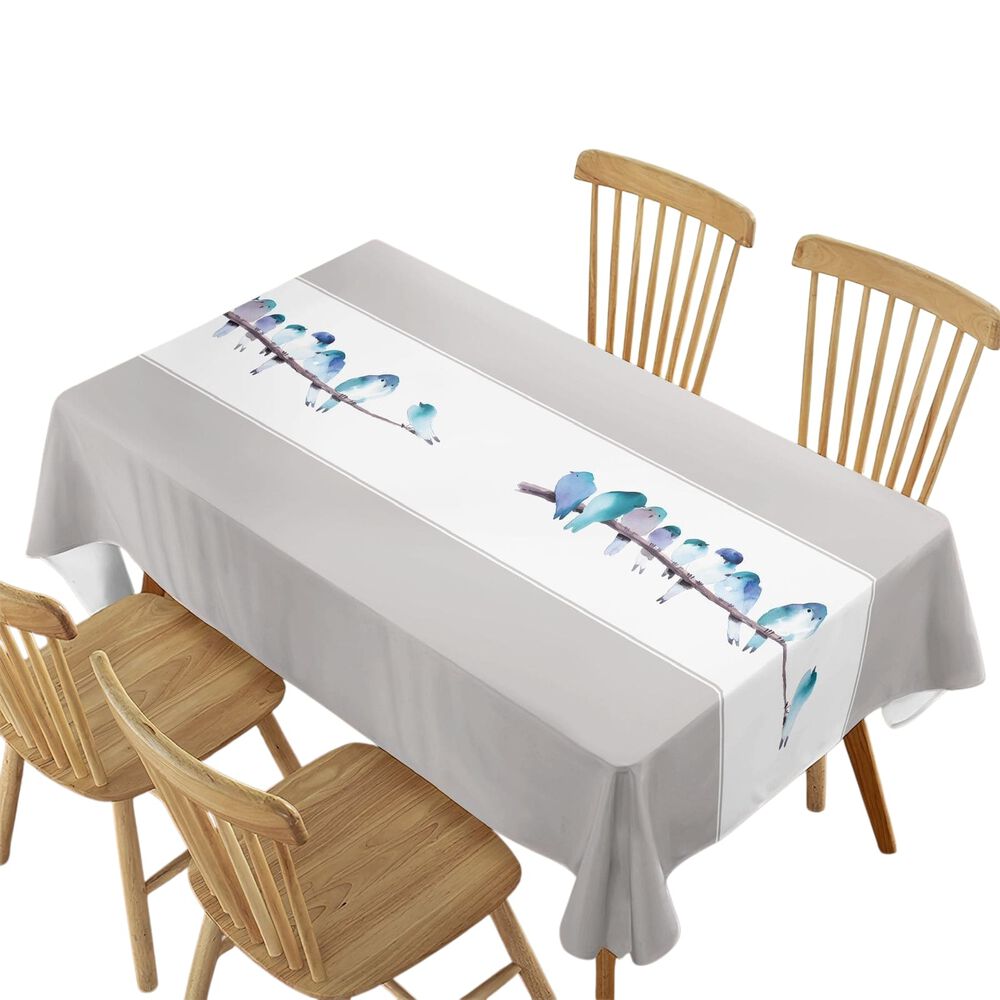 Mantel De Mesa Rectangular Impermeable Estampado Medida 140cm X 220cm image number 0.0