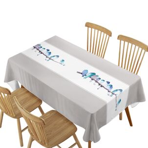 Mantel De Mesa Rectangular Impermeable Estampado Medida 140cm X 220cm