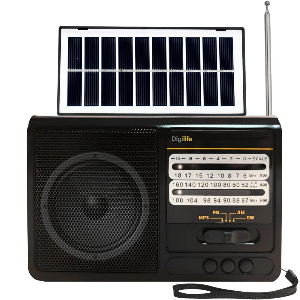 Radio Solar Recargable Multibanda Am/fm/ Sw/mp3/sd/ Linterna image number 8.0