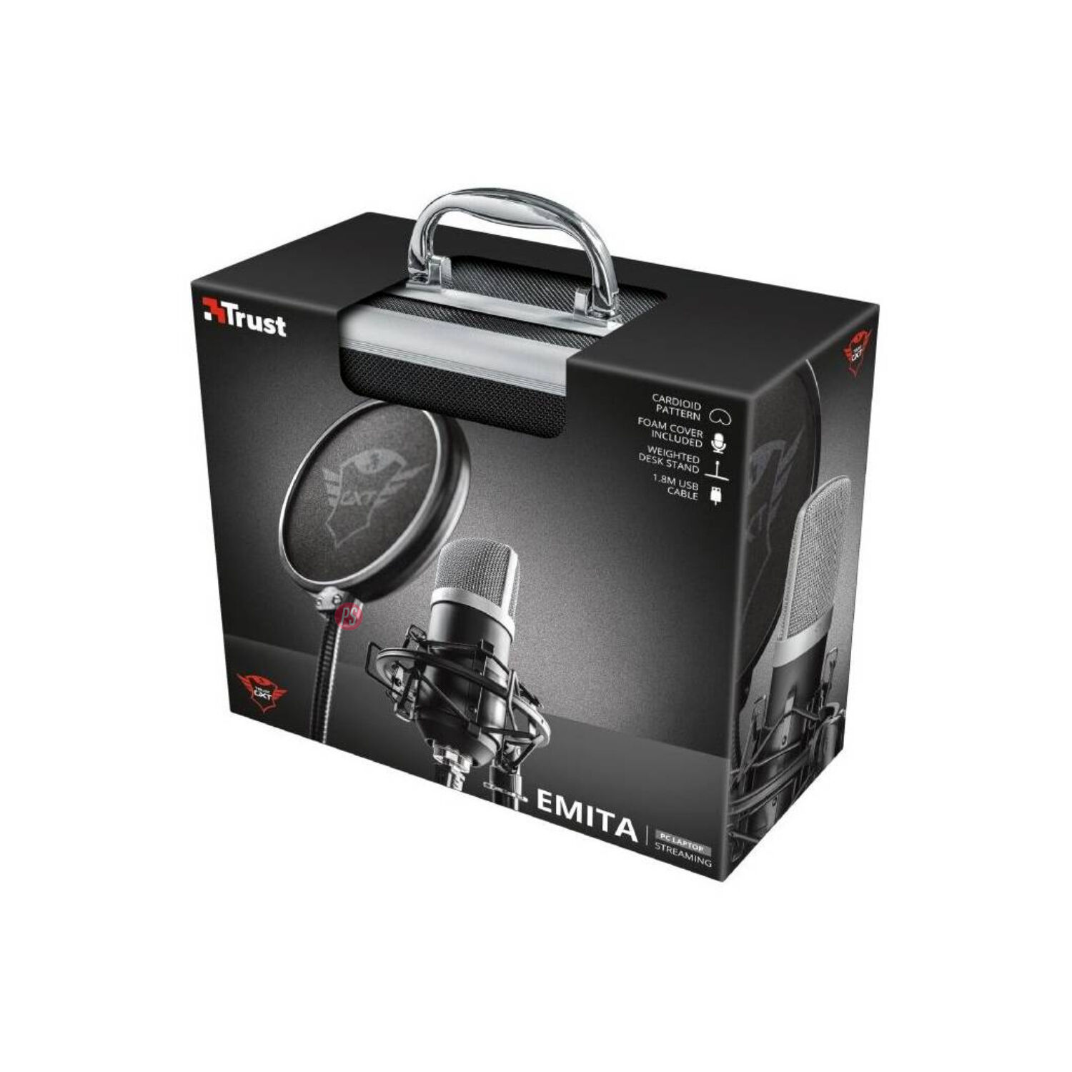 Micr&oacute;fono Para Streaming Usb Gxt 252+ Emita - Ps image number 4.0