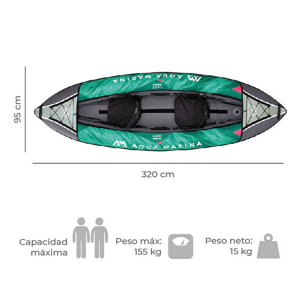 Kayak Laxo Doble / Aqua Marina image number 1.0